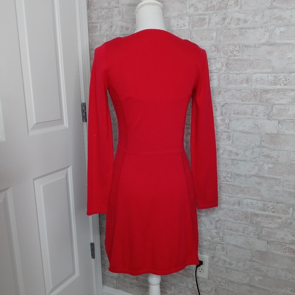 Victoria's Secret Red Double Layer Sweater Dress - Picture 4 of 6